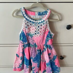 Lilly Pulitzer Dress with Eyelet Detail